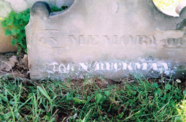 John Ruckman grave