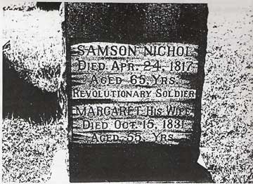 Samson Nichol grave