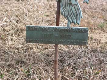 Joseph Parke grave