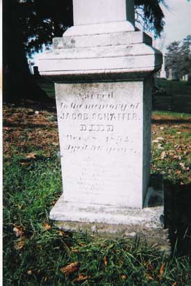 Jacob Schaffer grave